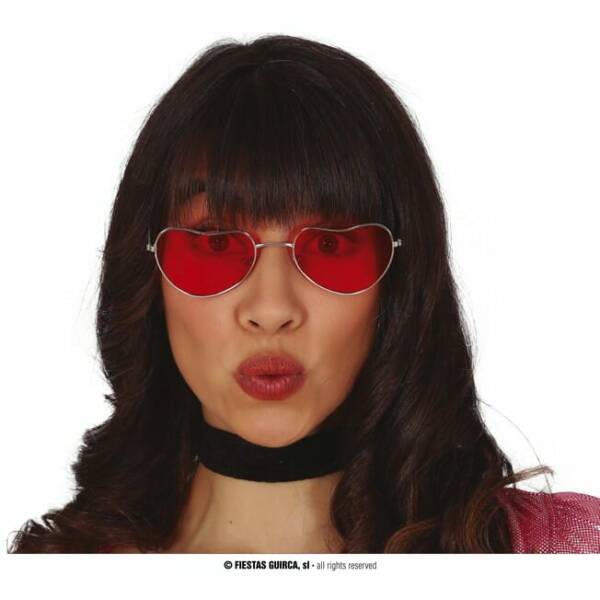 Hippie Heart Glasses - Adult One Size