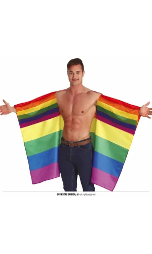 Pride Rainbow Flag Cape - 145x90cm