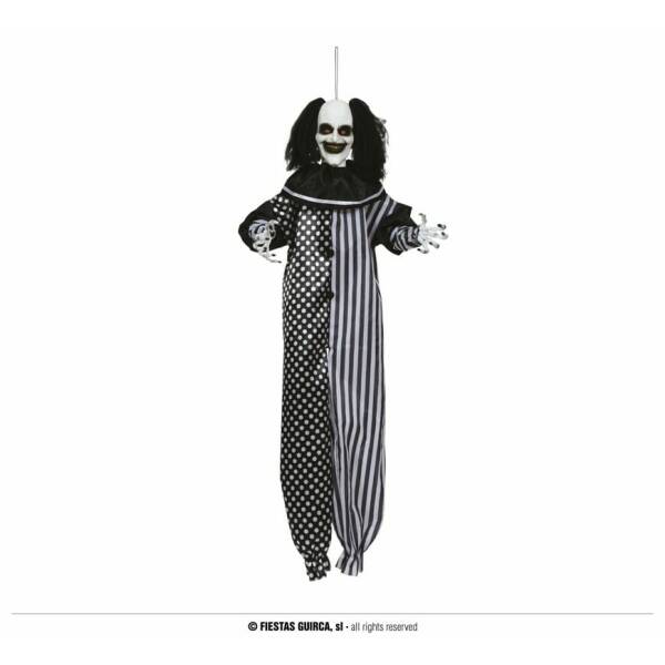 Hanging Clown with Light & Sound - 120cm