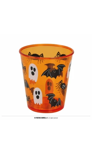 Halloween Orange Glass - 10cm