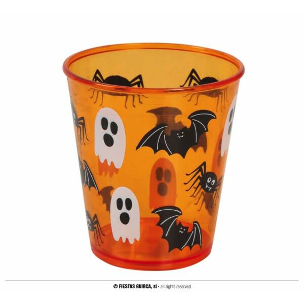 Halloween Orange Glass - 10cm