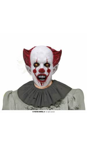 IT Killer Clown Latex Mask - Adult One Size