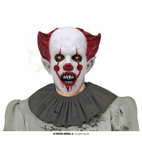 IT Killer Clown Latex Mask - Adult One Size