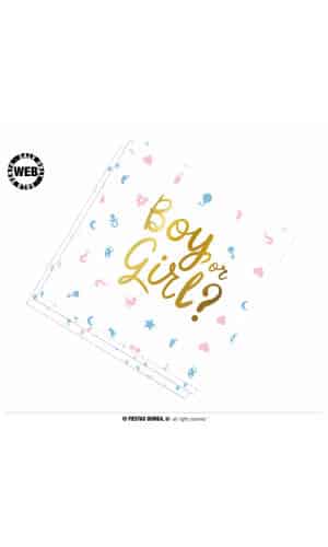 Gender Reveal Napkins Boy or Girl? - 12pk