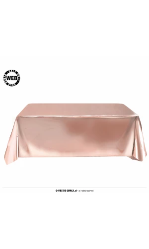 Rose Gold Table Cover (Metallic) - 137x274cm