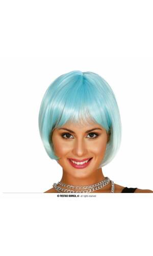 Turquoise Short Wig - Adult One Size