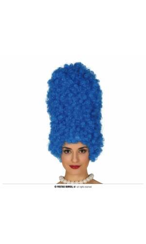 Blue Simpsons Wig - Adult One Size