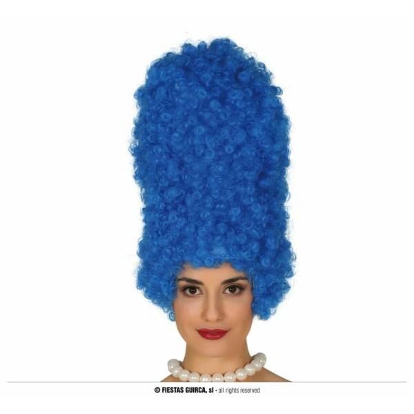 Blue Simpsons Wig - Adult One Size