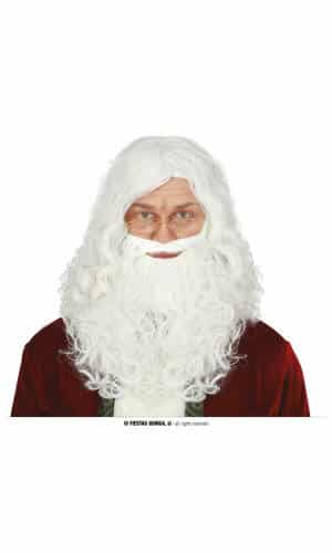 Santa Wig With Extra Long Beard - Adult One Size