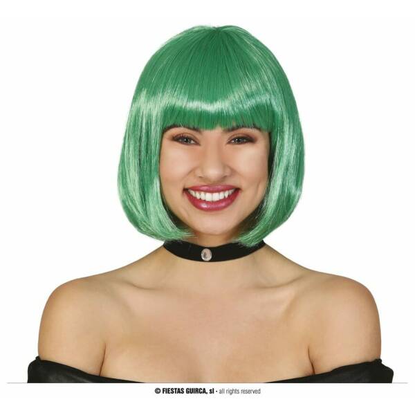 Green Bob Wig - Adult One Size