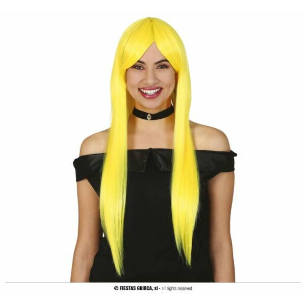 Yellow Long Straight Wig - Adult One Size