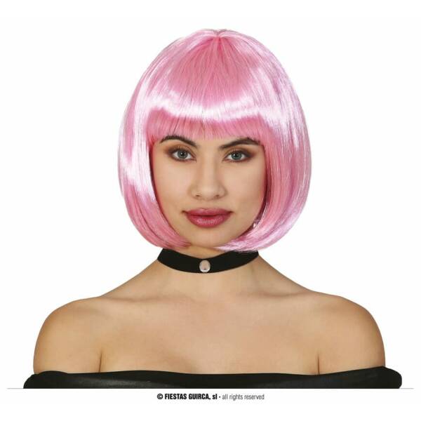 Pink Bob Wig - Adult One Size