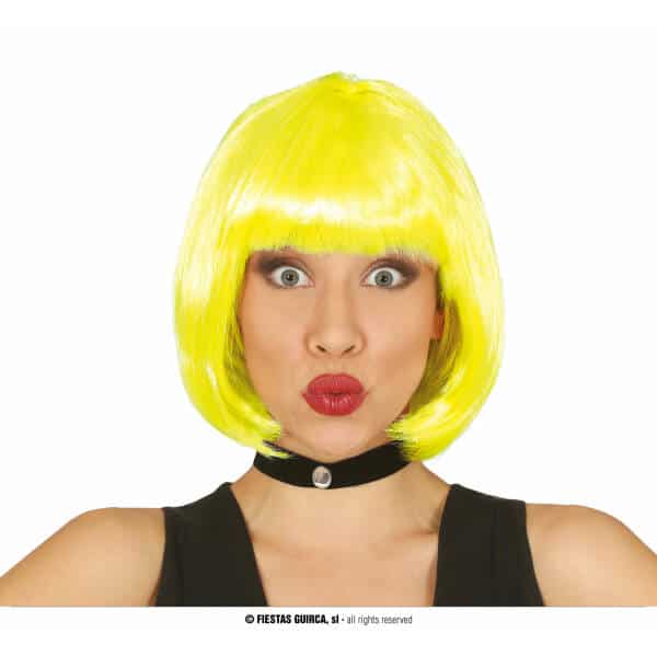 Yellow Bob Wig - Adult One Size