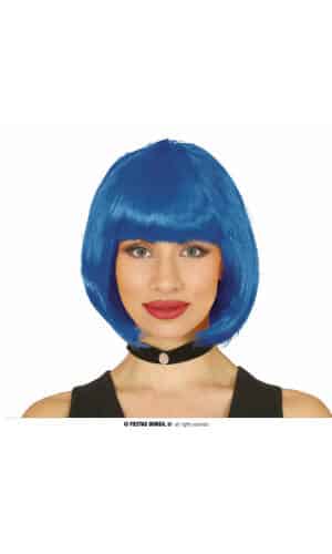 Blue Bob Wig - Adult One Size