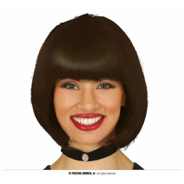 Brown Bob Wig - Adult One Size