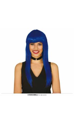Blue Long Wig - Adult One Size