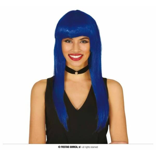 Blue Long Wig - Adult One Size
