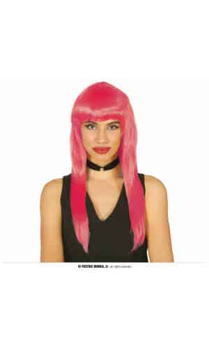 Pink Long Wig - Adult One Size