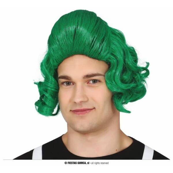 Green Oompa Loompa Wig - Adult One Size