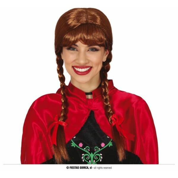 Brown Ponytail Anna Wig - Adult One Size