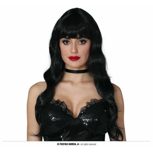 Black Curly Wig - Adult One Size