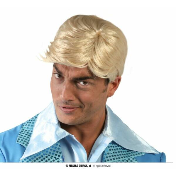 Blonde Man's Short Wig - Adult One Size