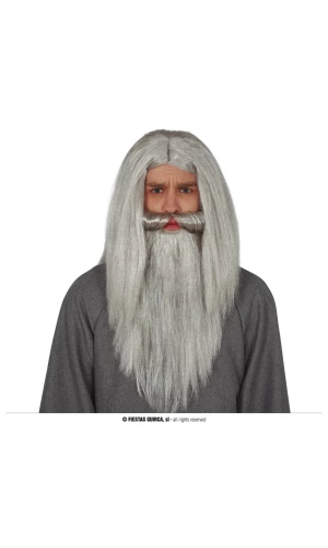 Gray Beard & Wig - Adult One Size