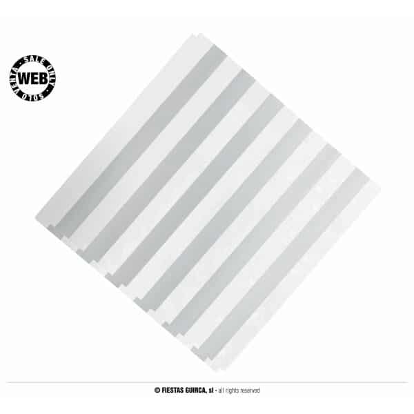 Silver Napkins 33x33cm - 12pk
