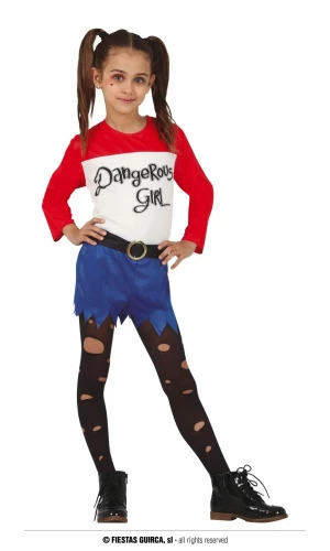 Crazy Dangerous Harley Quinn - Age 5 to 6 Years