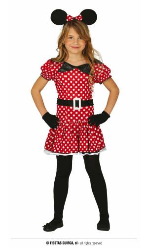Minnie Mouse (Ratoncita) - Age 7 to 9 Years