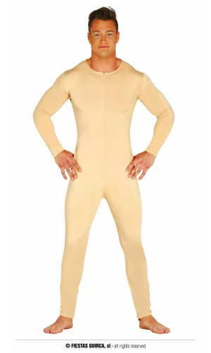 Spandex Bodysuit Flesh Colour - Adult One Size