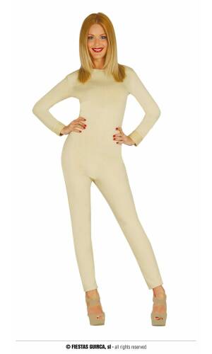 Spandex Bodysuit Flesh Colour - Adult Size M/L