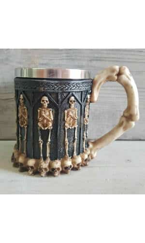 Halloween Skeletons Body Mug - 11cm x 15cm