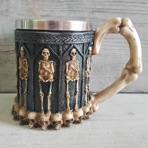 Halloween Skeletons Body Mug - 11cm x 15cm