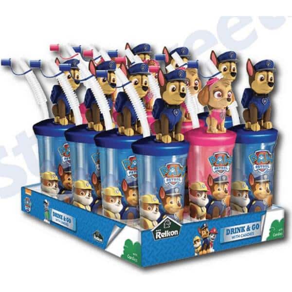 Paw Patrol Drink n Go Glass with Straw - 1pk