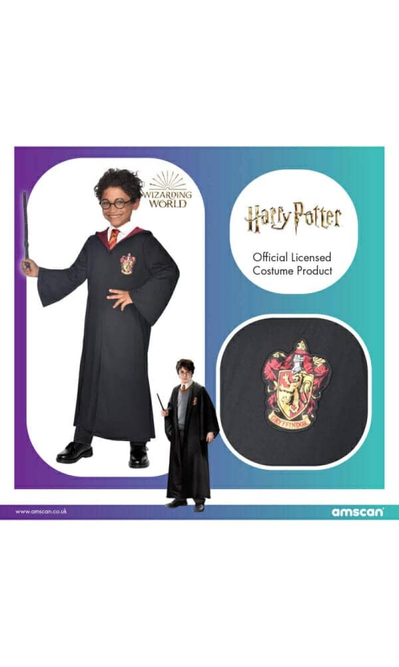 Official Licensed Harry Potter Robe Kit - Age 4 to 6 Years