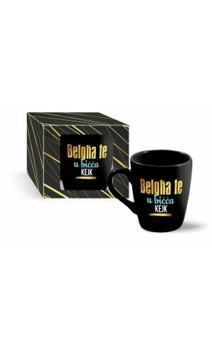 Gold Mug ''Belgha te u bicca kejk'' - 300ml