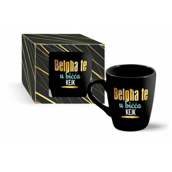 Gold Mug ''Belgha te u bicca kejk'' - 300ml