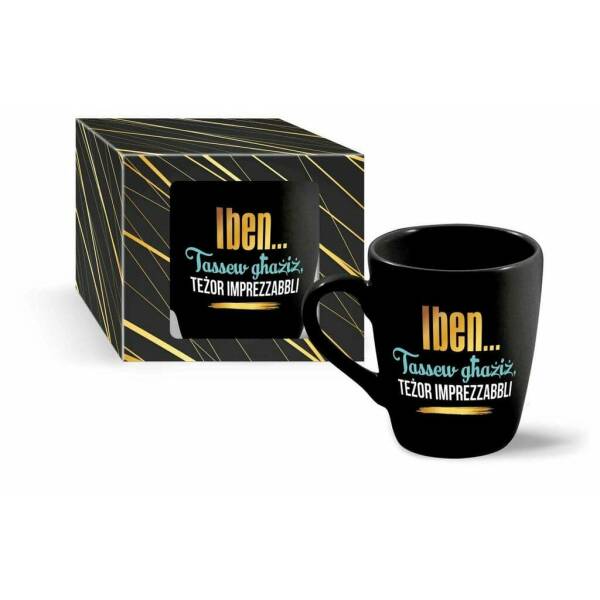 Gold Mug ''Iben...Tassew Għażiż Teżor Imprezzabbli'' - 300ml