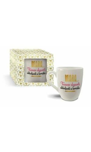 Gold Mug ”Mara... Tassew Eleganti Akkoljanti U Ferrieħa” – 300ml