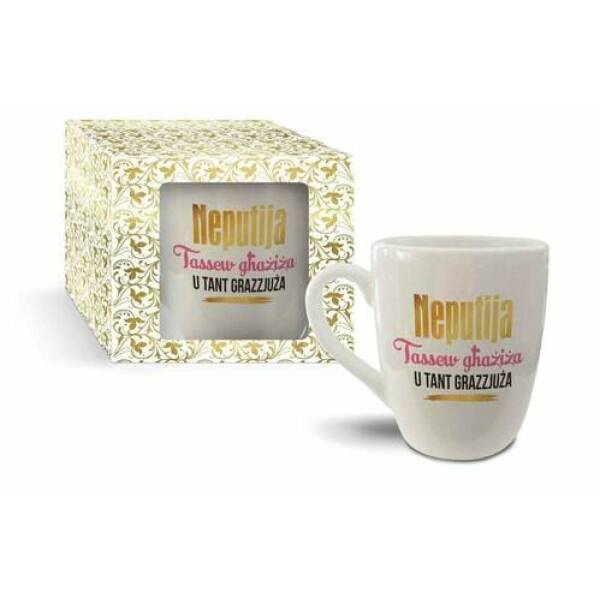Gold Mug ”Neputija Tassew Għażiża U Tant Grazzjuża” – 300ml