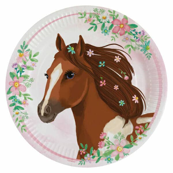 Beautiful Horses Paper Plates 22.8cm - 8pk