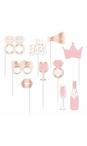 Photo Booth Kit Hen Party Paper - 10pk