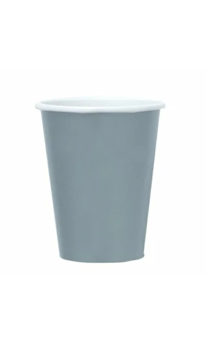 Silver Paper Cups 250ml - 8pk
