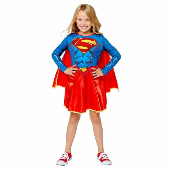 Official Licensed Sustainable Supergirl - Age 8 to 10 Years