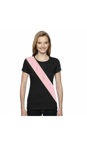 Hen Party Team Bride Foil Sashes - 6pk