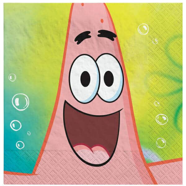 SpongeBob Napkins 33 x 33cm - 16pk
