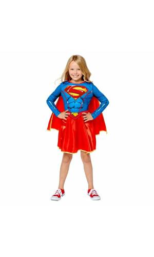 Official Licensed Sustainable Supergirl - Age 4 to 6 Years