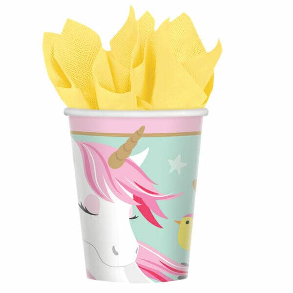 Magical Unicorn Paper Cups 250ml - 8pk