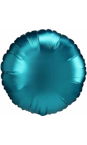 Standard Satin Luxe Aqua Foil Balloon - 19"/48cm